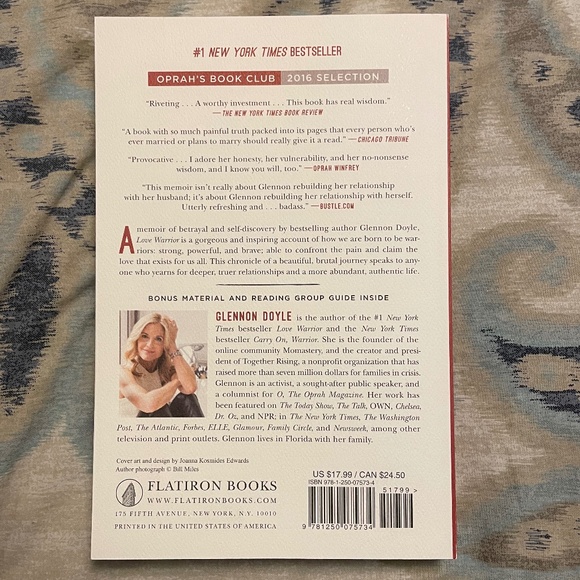 📖 Love Warrior: A Memoir by: Glennon Doyle (Paperback) - Picture 2 of 3